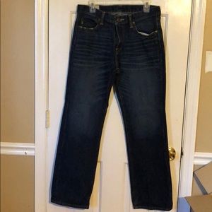 Abercrombie men’s boot cut jeans.